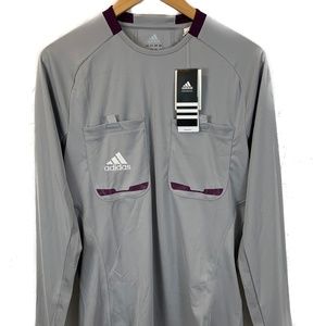 New Adidas Performance Gray Long Sleeve Shirt Sz S